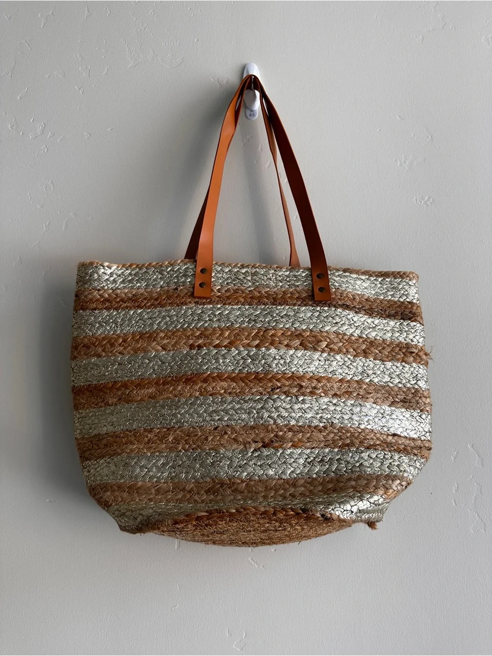 NEW JUTE TOTE BAG NATURAL WOVEN BAG